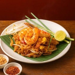 ผัดไทยกุ้งสดสูตรเด็ดต้นตำรับ