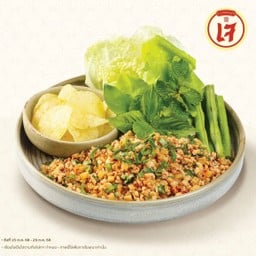 ลาบเต้าหู้เห็ด