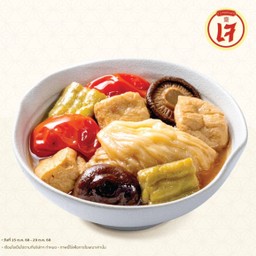 ผักตุ๋นเห็ดหอมเจ