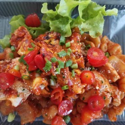 มักกะโรนี กุ้ง