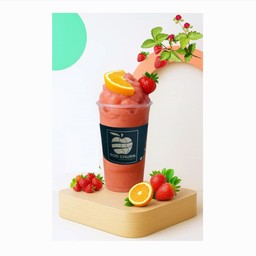 สตอเบอร์รี่+ส้ม (ปั่น)