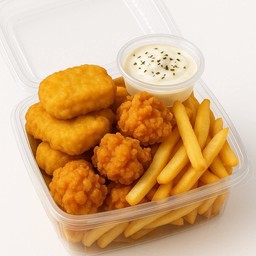Set รวมทอดมีเฟรนฟรายมีนักเก็ตไก่