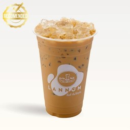 กาแฟนมสด - Iced Thai coffee with fresh milk