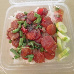 ข้าวผัดกะเพรากุนเชียง