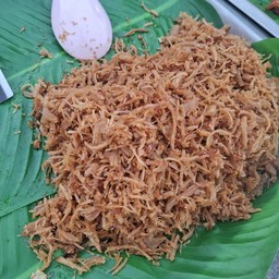 ข้าวเหนียวไก่ฝอยเค็ม