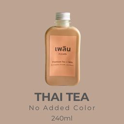 THAI TEA (No Added Color) In bottle 240ml_ชาไทย ไม่แต่งสี