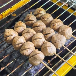 ลูกชิ้นเอ็นเนื้อปิ้ง(4ไม้)