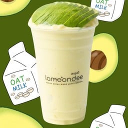 อะโวคาโด + นมข้าวโอ๊ด
