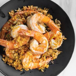 กุ้งคั่วกระเทียม