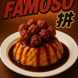 ข้าวไข่ข้นไก่กรอบราดซอสเทริยากิ