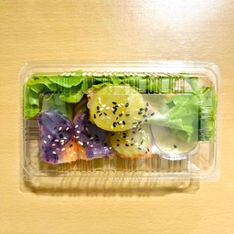 สลัดโรล มันนึ่งสามสี