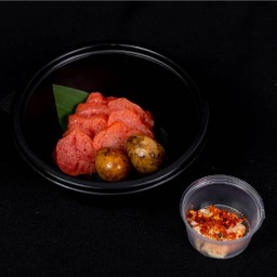 เมนไทโกะและไข่นกกระทารมควัน