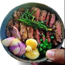 Beef inda bowl ปิ้งย่างสไตล์ญี่ปุ่น