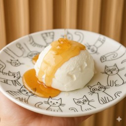 Greek yogurt (no sugar) แถมฟรี honey