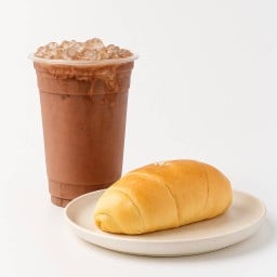 [เซตสุดฮิต] ขนมปังเกลือ Shio Pan + โกโก้