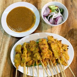 หมูสะเต๊ะชุดใหญ่ 20ไม้