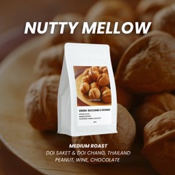 เมล็ดกาแฟคั่วกลาง Nutty Mellow