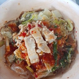 สุกี้แห้งหมูสับสามชั้น