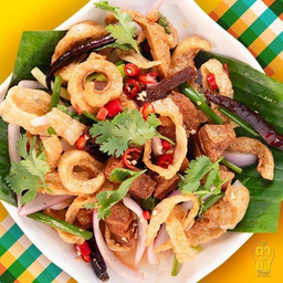 ยําสามกรอบ เจ มังสวิรัติ วีแกน