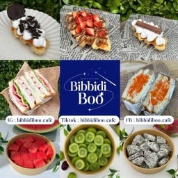 Bibbidiboo.cafe (แซนวิช กาแฟ โกโก้ ขนมปัง ครอฟเฟิล ผลไม้)