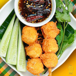 ลูกชิ้นยืนกิน เจ มังสวิรัติ วีแกน