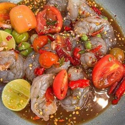 เหลากุ้งสดร้านัวร์