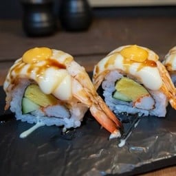 J9 โรลกุ้งชีสเบิร์น 5 คำ