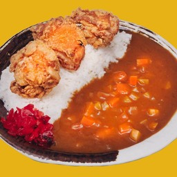 ข้าวแกงกะหรี่ไก่ทอดคาราเกะ