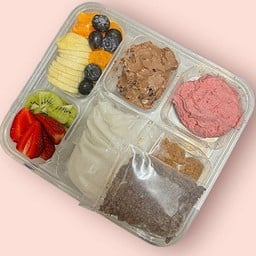 (ลูกค้าปั้นเอง) เซ็ทใหญ่โมจิผลไม้ครีมชีส DIY ทำสดใหม่30นาที