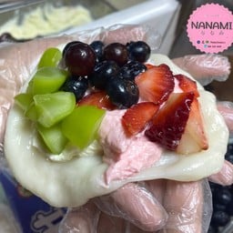 โมจิครีมชีสผลไม้ NANAMI (เจ้าแรกตลาดล่ำซำ) ตลาดล่ำซำ ล็อค D24