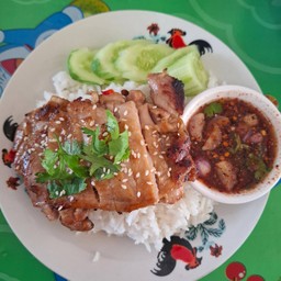 ไก่ย่างน้ำจิ่มแจ่ว