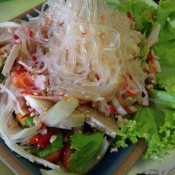 [อร่อยซ่ากับโค้ก] ยำวุ้นเส้น +  โค้ก ออริจินัล (กระป๋อง)