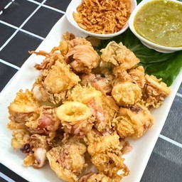 หมึกไข่ทอดกรอบ