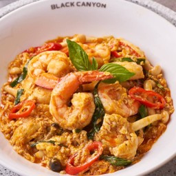 Stir-Fried Prawn and Chicken in Curry Powder