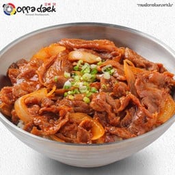 ข้าวหมูผัดซอสโคชูจัง