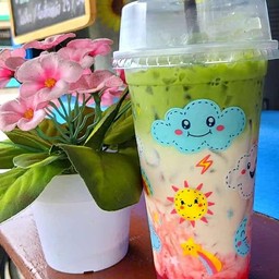 นมสดสะตอเพิ่มช็อตชาเขียว