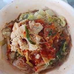 สุกี้แห้งไก่