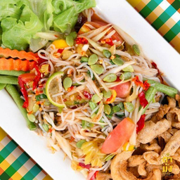 ตำมั่ว เจ มังสวิรัติ วีแกน