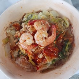 สุกี้แห้งหมูกุ้ง