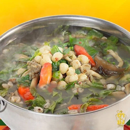 แกงผักหวานใส่ไข่มดแดง เจ มังสวิรัติ วีแกน