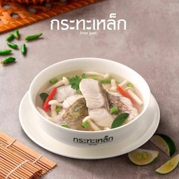 ต้มยำปลากระพงน้ำใส