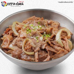 ข้าวหมูผัดซอสเกาหลี