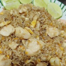 ข้าวผัดอกไก่ใส่ไข่(ไม่ผัก