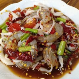 ตำด๊องแด๊งกุ้งสด