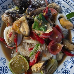 ตำเส้นเล็กทะเลปูปลาร้า