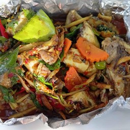 ปลาช่อนผัดฉ่า