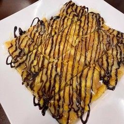 โรตีใส่ไข่+ช็อคโกแลต