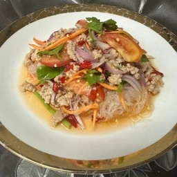 ยำแซ่บ ข้าวไข่ข้น