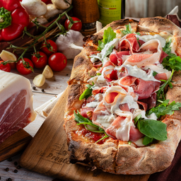 Pizza Parma ham & Rucola (Pinsa)