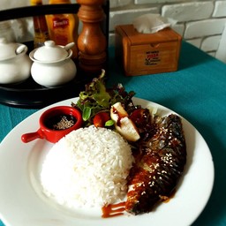 ข้าวหน้าปลาซาบะนอร์เวย์
